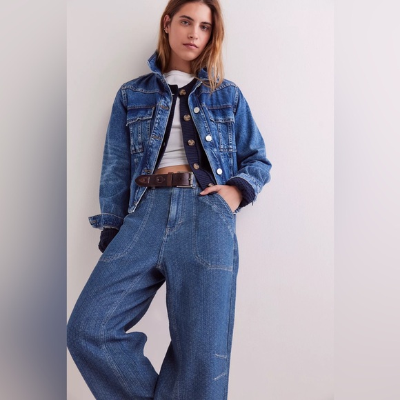 NWT We The Free Midnight Voyage Harem Jeans - Picture 4 of 4